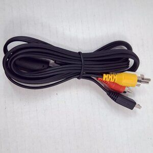 Canon AVC-DC400ST Mini USB to 3-RCA Male Audio/Video Breakout Cable cord OEM‎